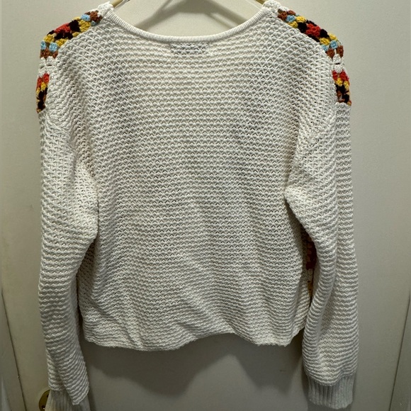 Cropped patchwork square cardigan - Picture 4 of 4